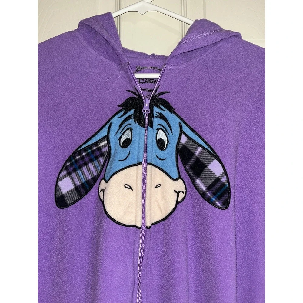 Disney Eeyore One Piece Pajama , Sleepwear , Halloween Cosplay Medium - Picture 4 of 5